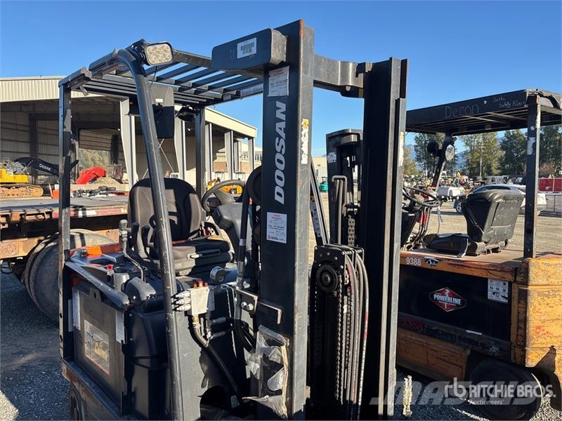 Doosan BC25S-7 4800 lb Electric Forklift バッテリーフォークリフト