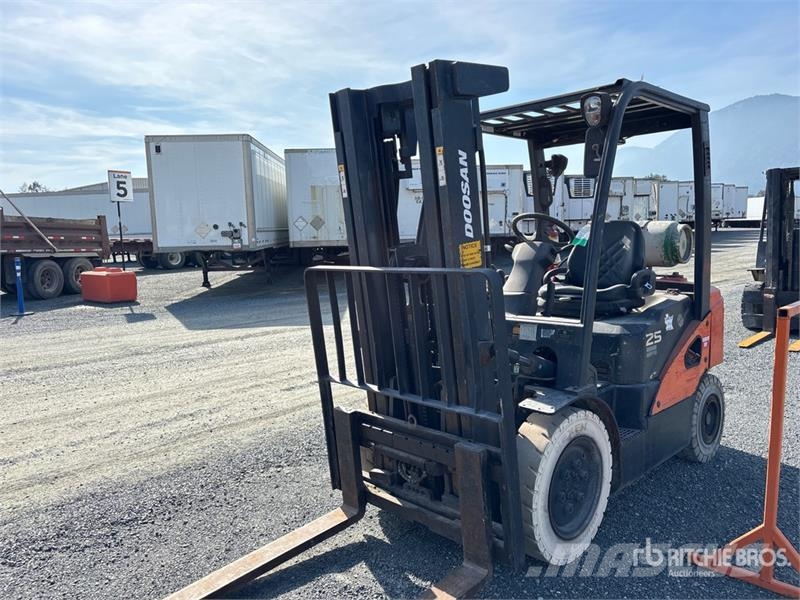 Doosan G25P-7DF Cushion Tire Forklift フォークリフト - その他
