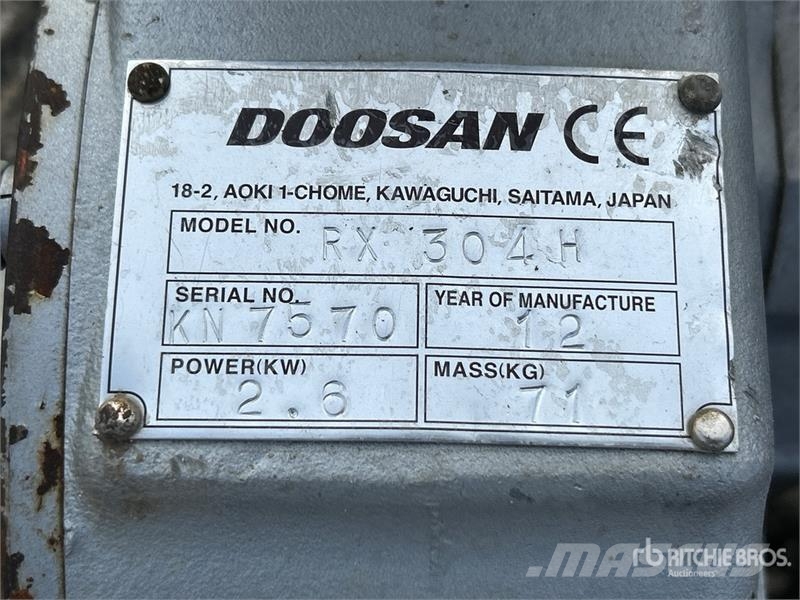 Doosan RX-304H 砸道機/夯實機
