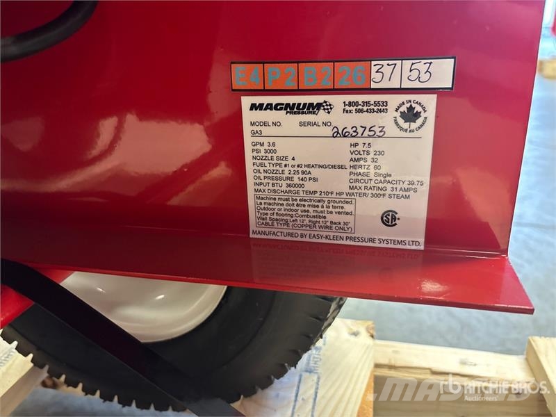 Easy-Kleen Magnum 3600 Pressure Washer (Unused) Düsük basinçli yikama makinalari