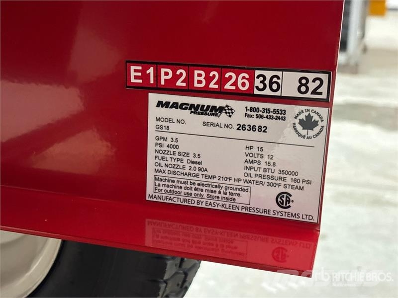 Easy-Kleen Magnum Gold Pressure Washer (Unused) Light pressure washers