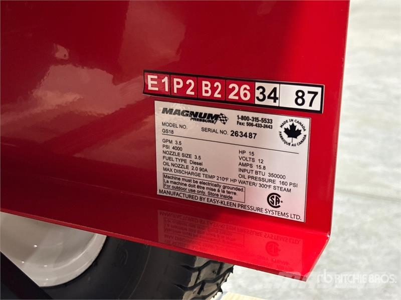 Easy-Kleen Magnum Gold Pressure Washer (Unused) Light pressure washers