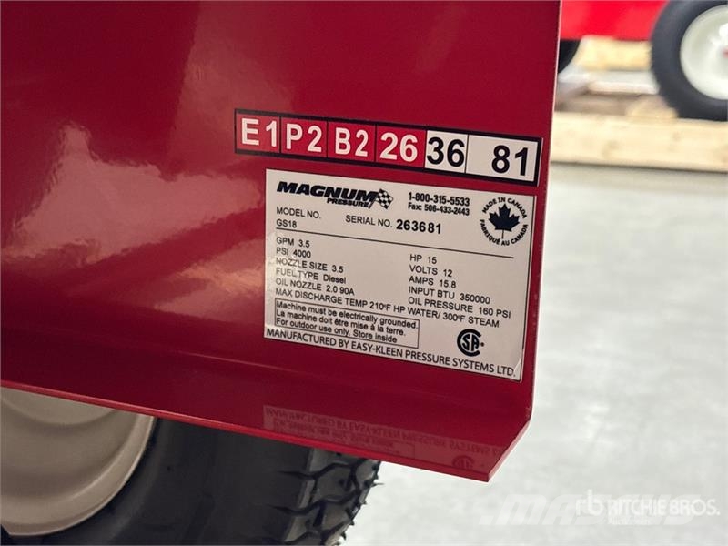 Easy-Kleen Magnum Gold Pressure Washer (Unused) Düsük basinçli yikama makinalari