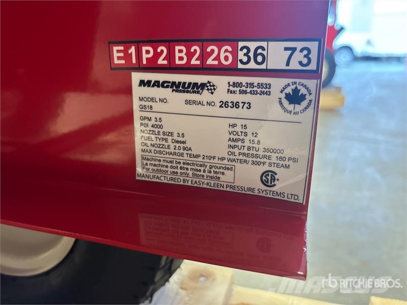 Easy-Kleen Magnum Gold Pressure Washer (Unused) Light pressure washers