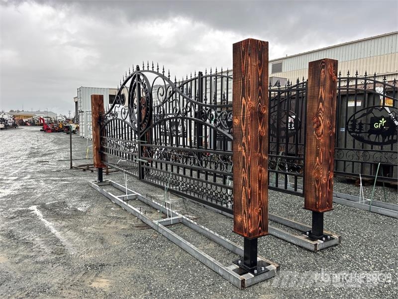  EG EarthyGrounds -T20-SC 20 ft x 8 ft Steel Bi-Par ماكينات زراعية - غير ذلك