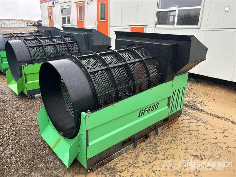  Erie Industries GF480 Rotary Drum Trommel Screen Valjasta sita