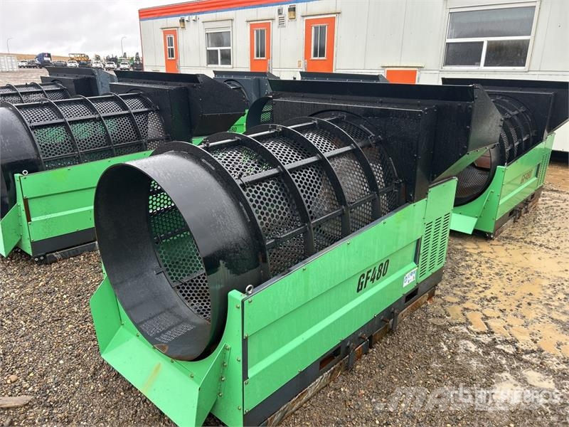  Erie Industries GF480 Rotary Drum Trommel Screen Valjasta sita