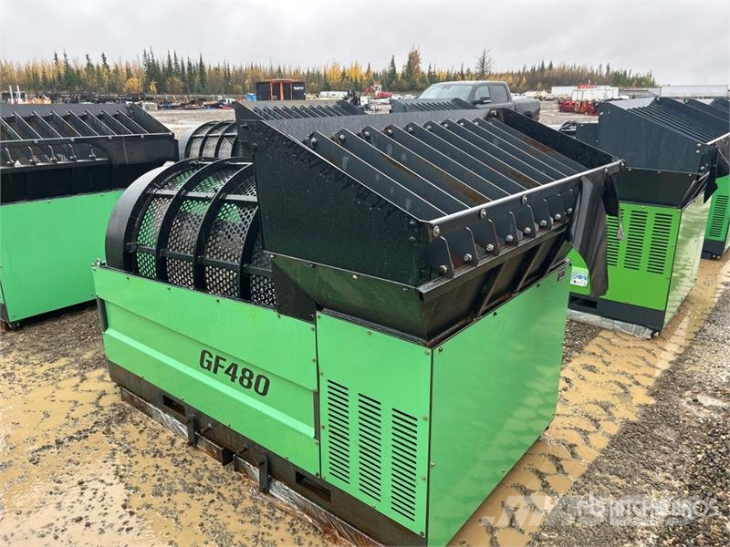  Erie Industries GF480 Rotary Drum Trommel Screen Valjasta sita