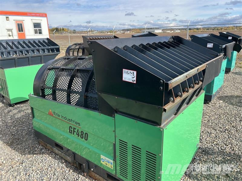  Erie Industries GF480 Rotary Drum Trommel Screen 矿石筛