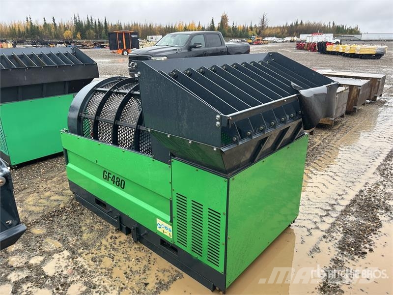  Erie Industries GF480 Rotary Drum Trommel Screen Valjasta sita