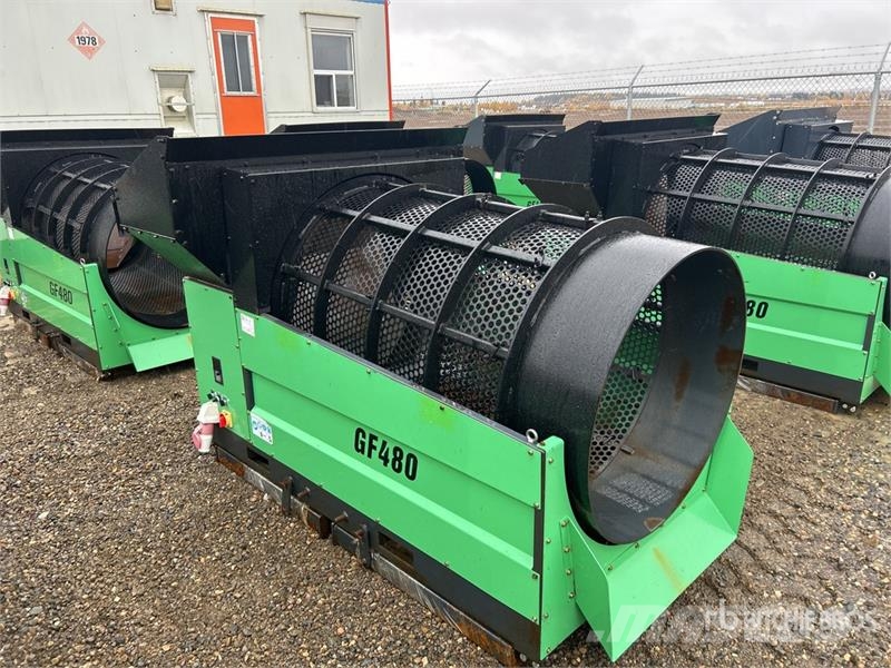  Erie Industries GF480 Rotary Drum Trommel Screen Valjasta sita