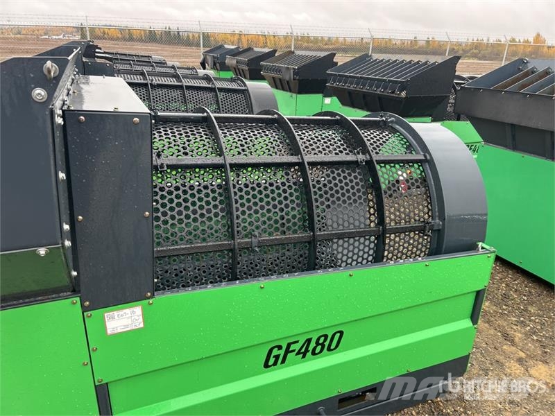  Erie Industries GF480 Rotary Drum Trommel Screen Valjasta sita