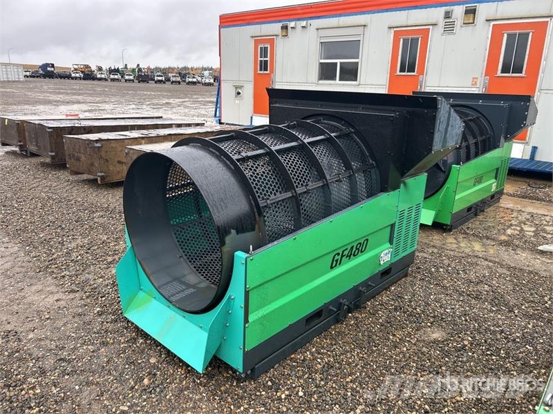 Erie Industries GF480 Rotary Drum Trommel Screen Valjasta sita