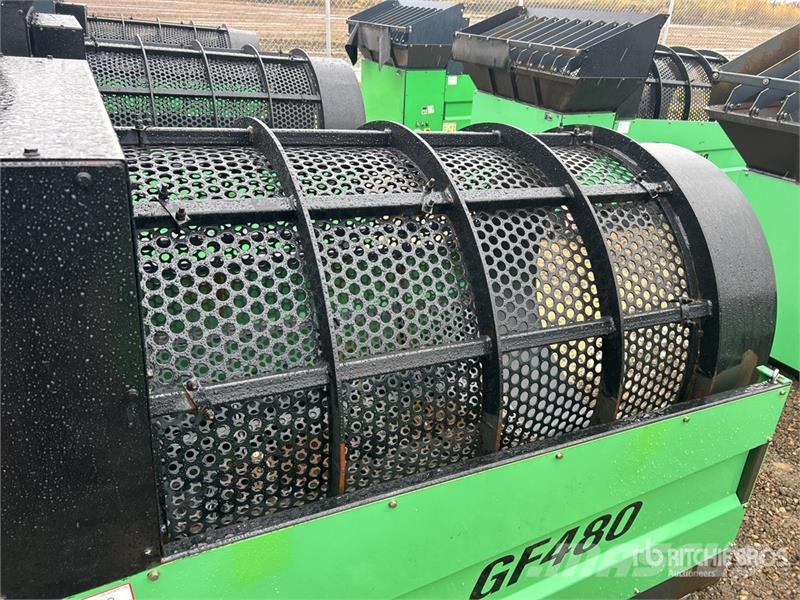  Erie Industries GF480 Rotary Drum Trommel Screen Valjasta sita