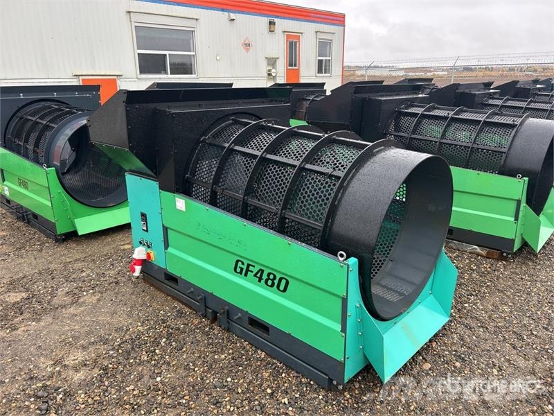 Erie Industries GF480 Rotary Drum Trommel Screen Valjasta sita