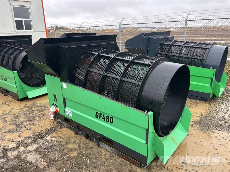  Erie Industries GF480 Rotary Drum Trommel Screen Valjasta sita