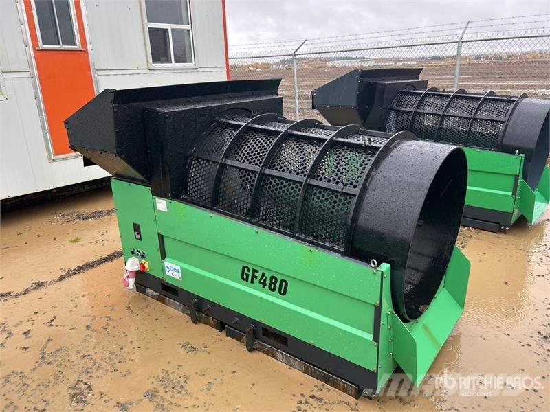  Erie Industries GF480 Rotary Drum Trommel Screen Valjasta sita
