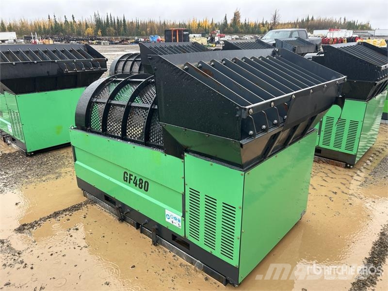  Erie Industries GF480 Rotary Drum Trommel Screen Valjasta sita