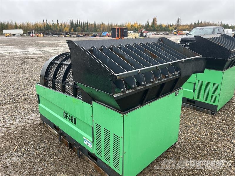  Erie Industries GF480 Rotary Drum Trommel Screen Valjasta sita