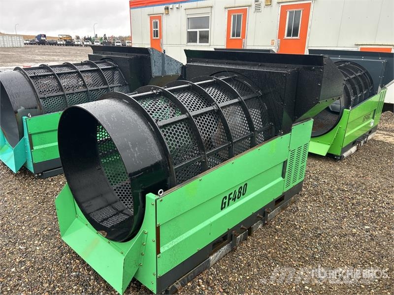 Erie Industries GF480 Rotary Drum Trommel Screen Valjasta sita