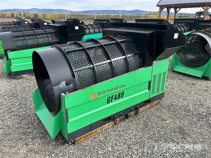 Erie Industries GF480 Rotary Drum Trommel Screen Valjasta sita