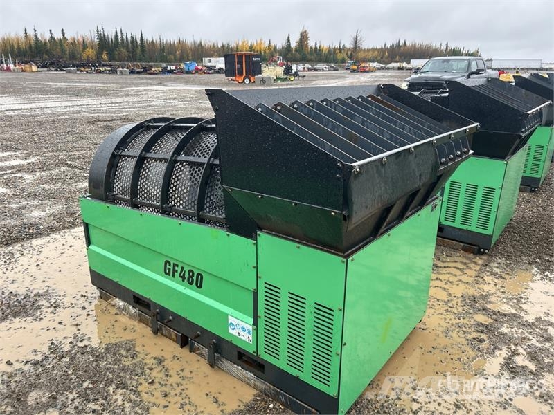  Erie Industries GF480 Rotary Drum Trommel Screen Valjasta sita