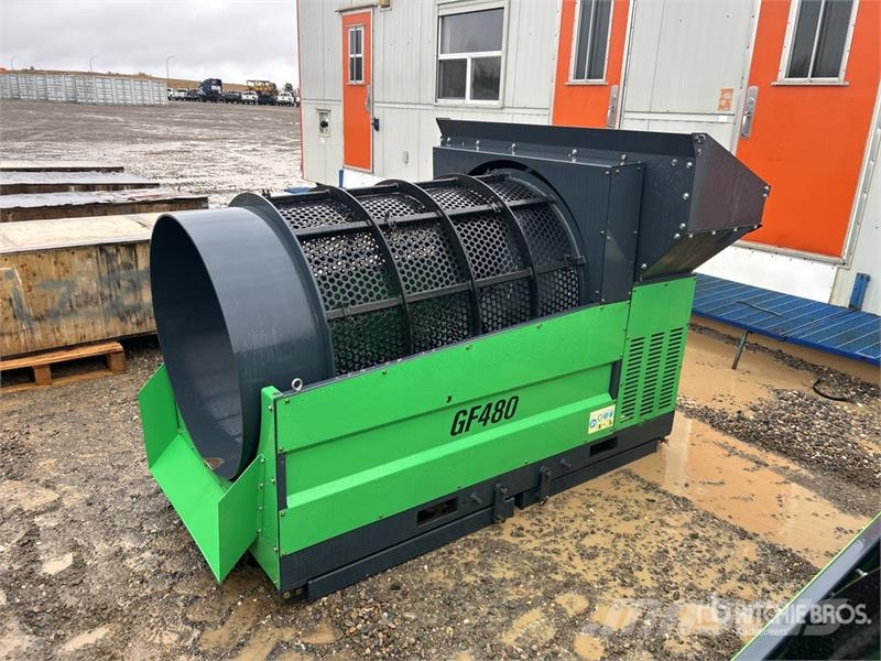  Erie Industries GF480 Rotary Drum Trommel Screen Valjasta sita