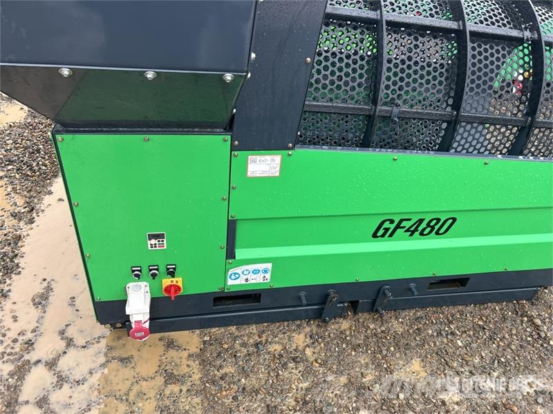  Erie Industries GF480 Rotary Drum Trommel Screen Valjasta sita