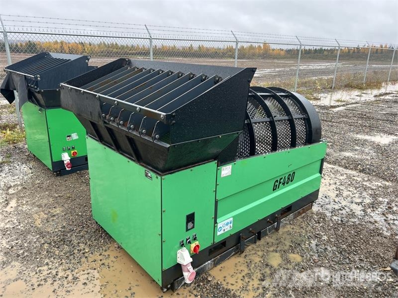  Erie Industries GF480 Rotary Drum Trommel Screen Valjasta sita