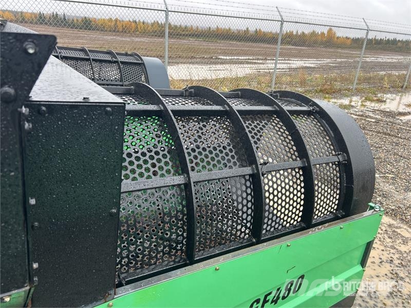 Erie Industries GF480 Rotary Drum Trommel Screen Valjasta sita