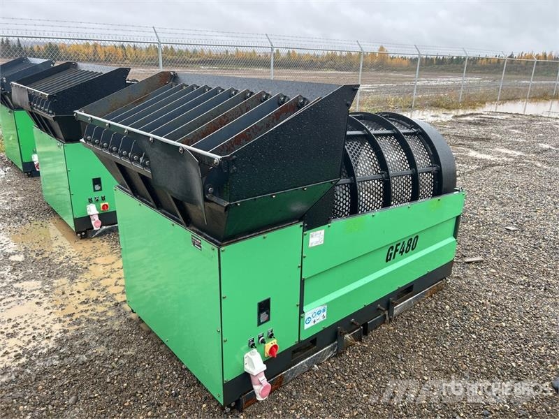  Erie Industries GF480 Rotary Drum Trommel Screen Valjasta sita