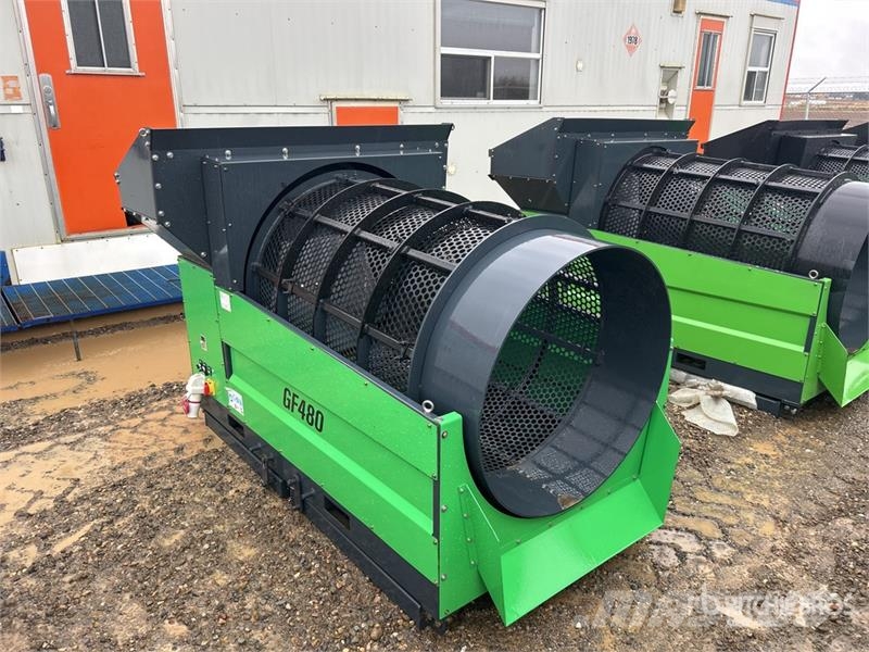  Erie Industries GF480 Rotary Drum Trommel Screen Valjasta sita