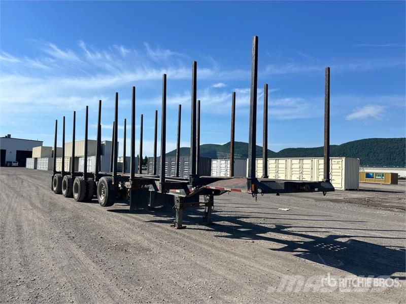 Fabrinor Forestier 48 ft Quad/A Log Trailer 木材拖车