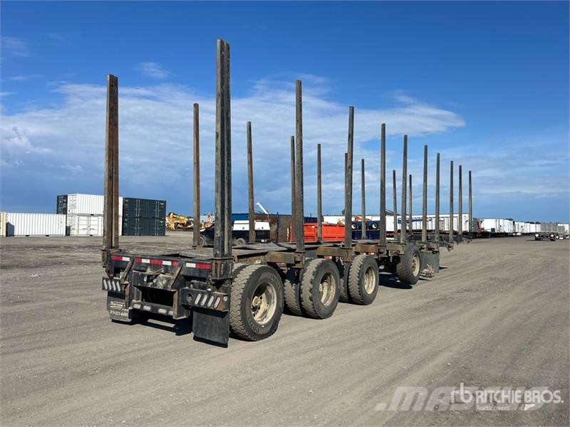 Fabrinor Forestier 48 ft Quad/A Log Trailer 木材拖车