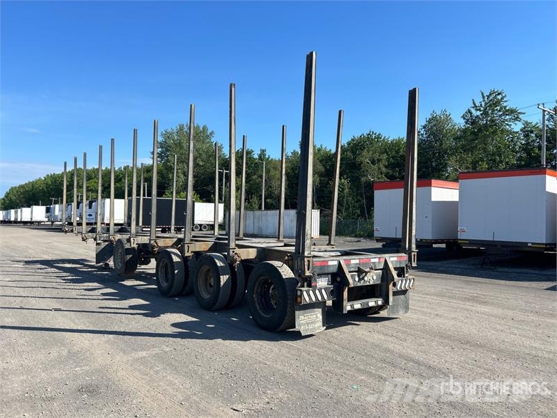 Fabrinor Forestier 48 ft Quad/A Log Trailer 木材拖车