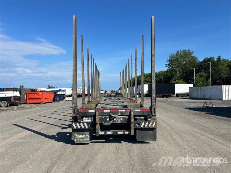 Fabrinor Forestier 48 ft Quad/A Log Trailer 木材拖车