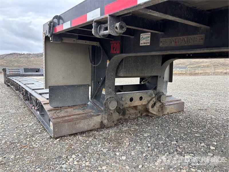 Fontaine X20 Renegade 40 ton T/A Removable Gooseneck Lowboy Tieflader