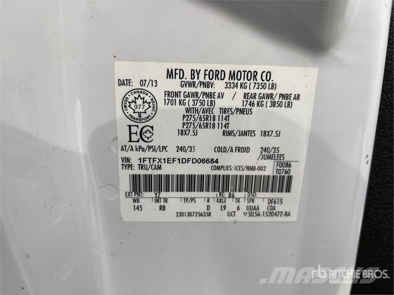 Ford F-150 FX4 4x4 Extended Cab Pickup 其他