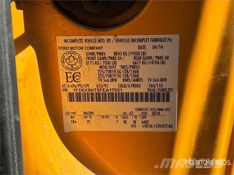 Ford F-550 XL 4x4 Extended Cab Snow Plow Truck Komunalna vozila za opštu namenu