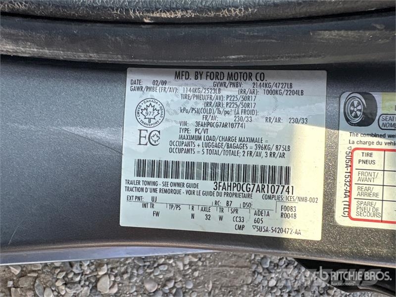 Ford Fusion SEL AWD Automobile Auto's