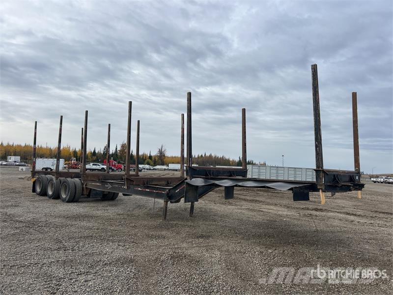 Freflyt 53 ft Tri/A Hayrack Log Trailer Rönkszállító pótkocsik