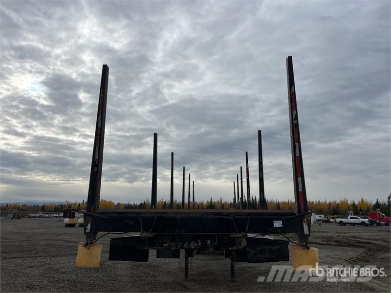 Freflyt 53 ft Tri/A Hayrack Log Trailer Rönkszállító pótkocsik
