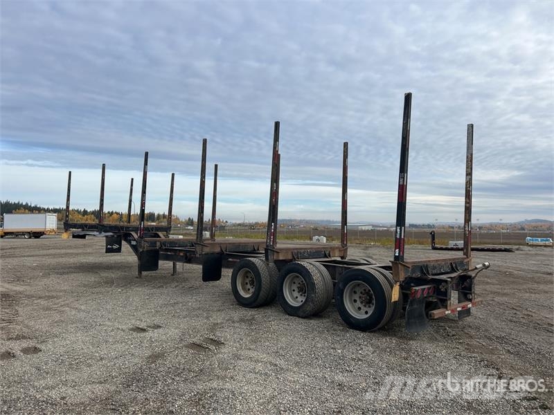 Freflyt 53 ft Tri/A Hayrack Log Trailer Rönkszállító pótkocsik