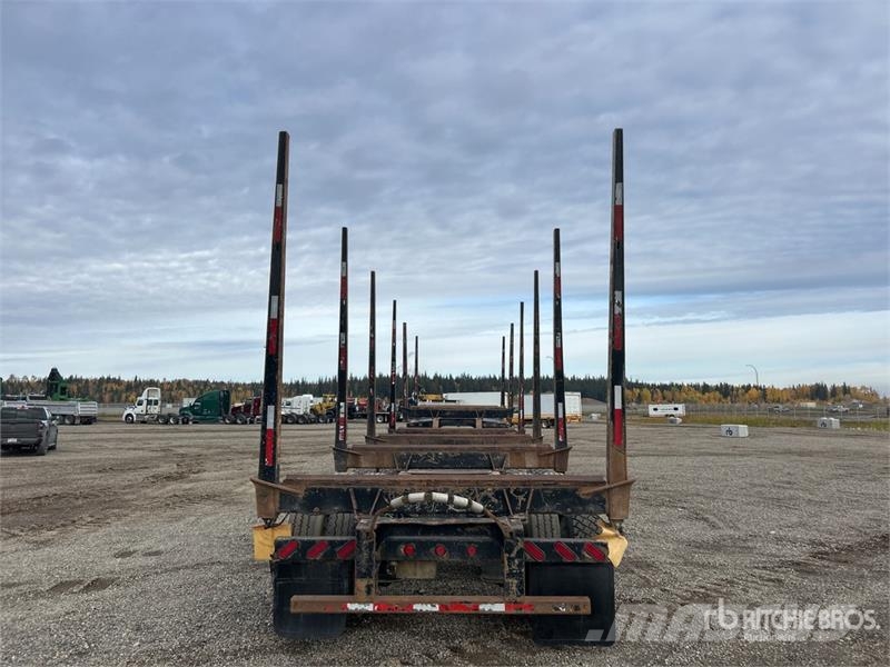 Freflyt 53 ft Tri/A Hayrack Log Trailer Rönkszállító pótkocsik