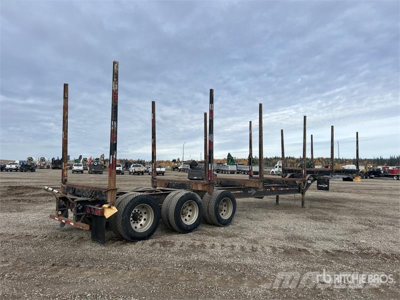 Freflyt 53 ft Tri/A Hayrack Log Trailer Rönkszállító pótkocsik