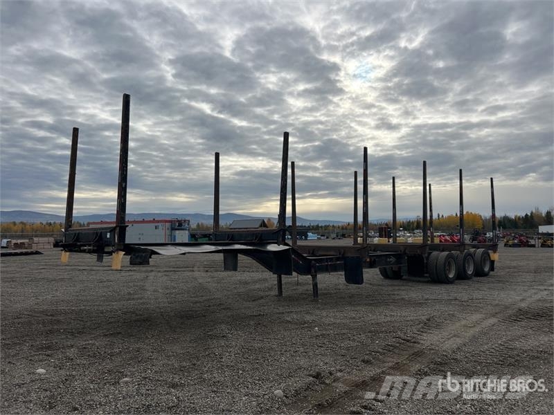 Freflyt 53 ft Tri/A Hayrack Log Trailer Rönkszállító pótkocsik