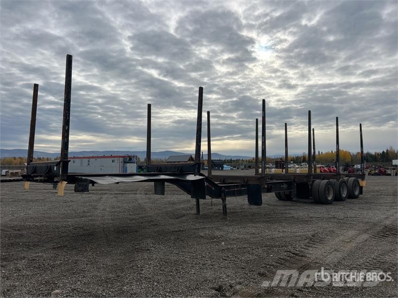 Freflyt 53 ft Tri/A Hayrack Log Trailer Rönkszállító pótkocsik