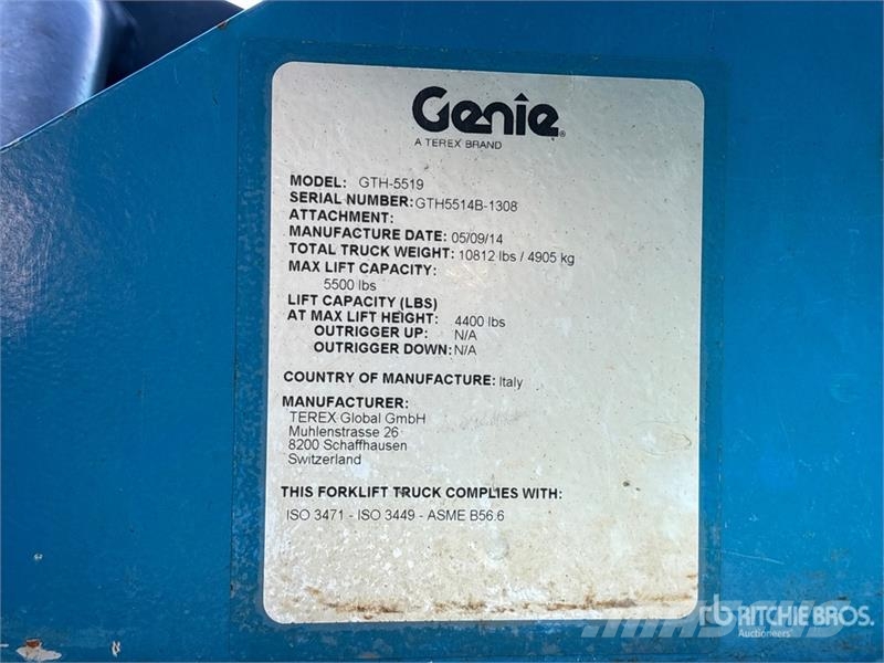 Genie GTH-5519 Teleskopiskie manipulatori
