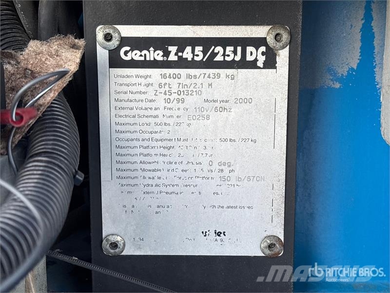 Genie Z-45/25 رافعات سلة مفصلية