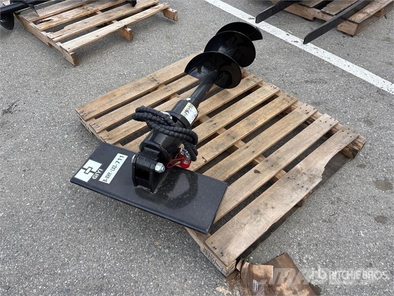  GIYI 12 in Mini Skid Steer Auger (Unused) Tarière